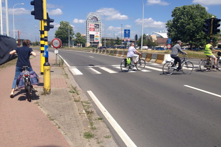 Fiets Oversteken