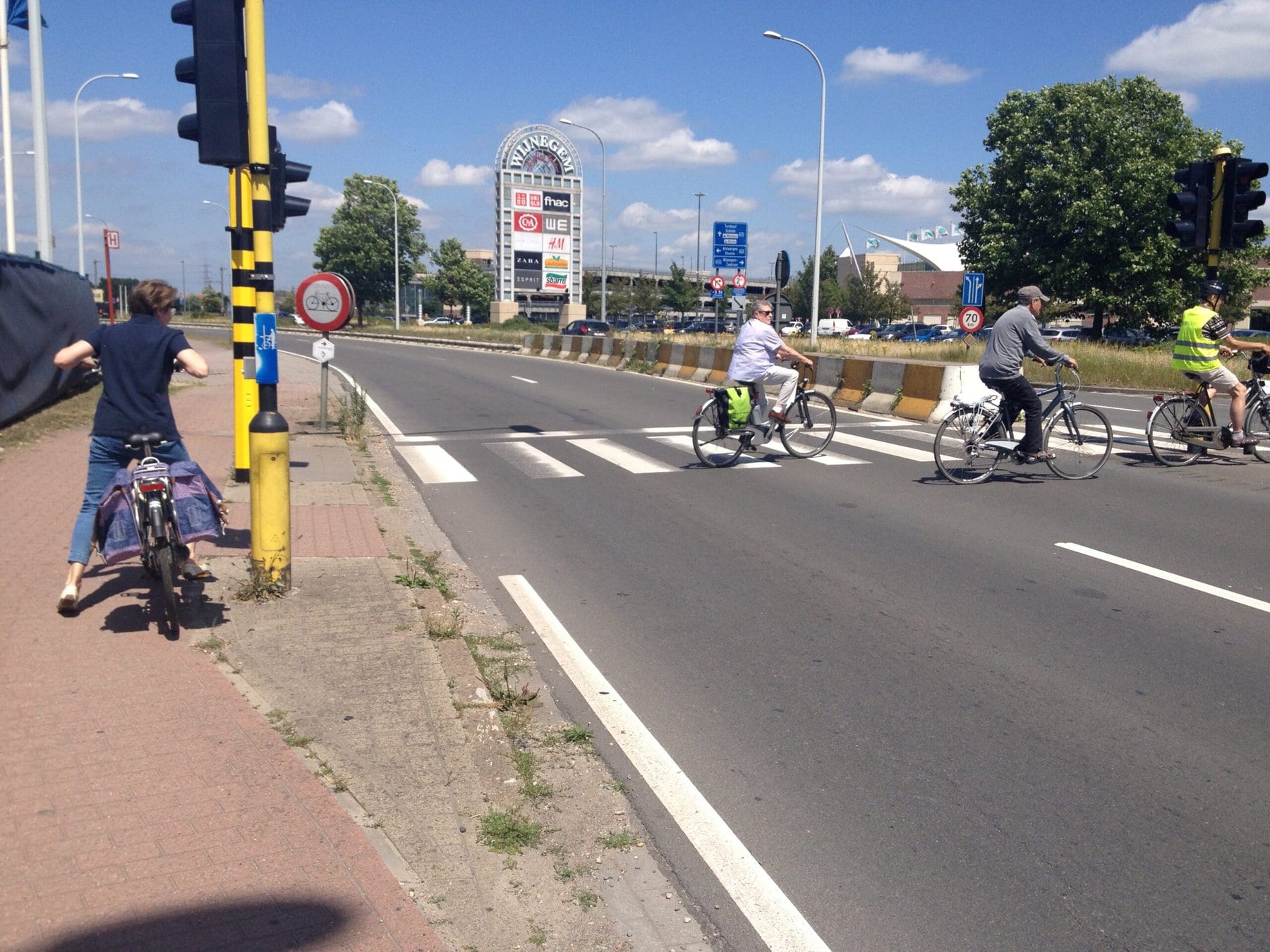 Fiets Oversteken
