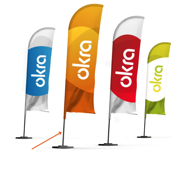 Mast beachvlag