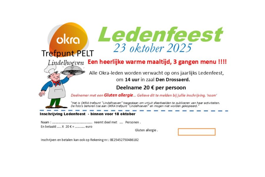 Ledenfeest Okra 2025