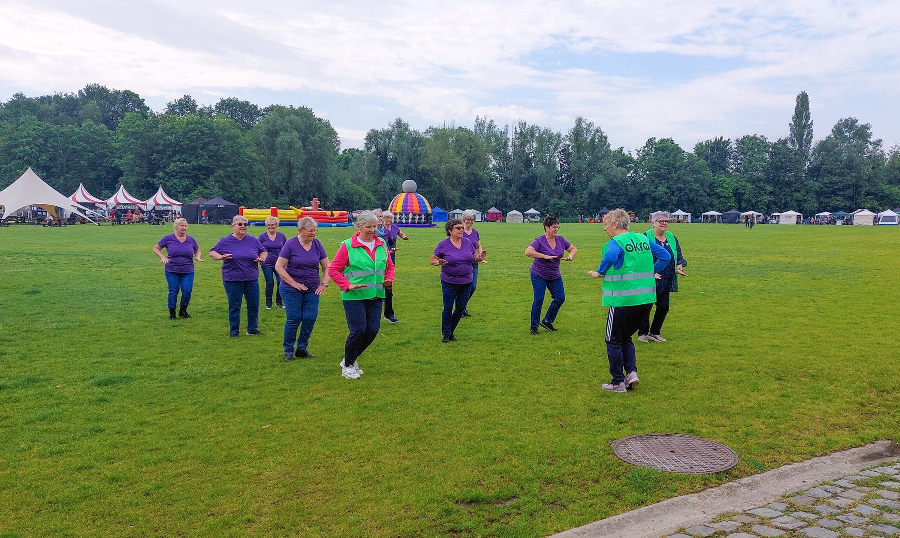 OKRA BOOM PARK actief tijdens de plantjesmarkt in De Schorre
