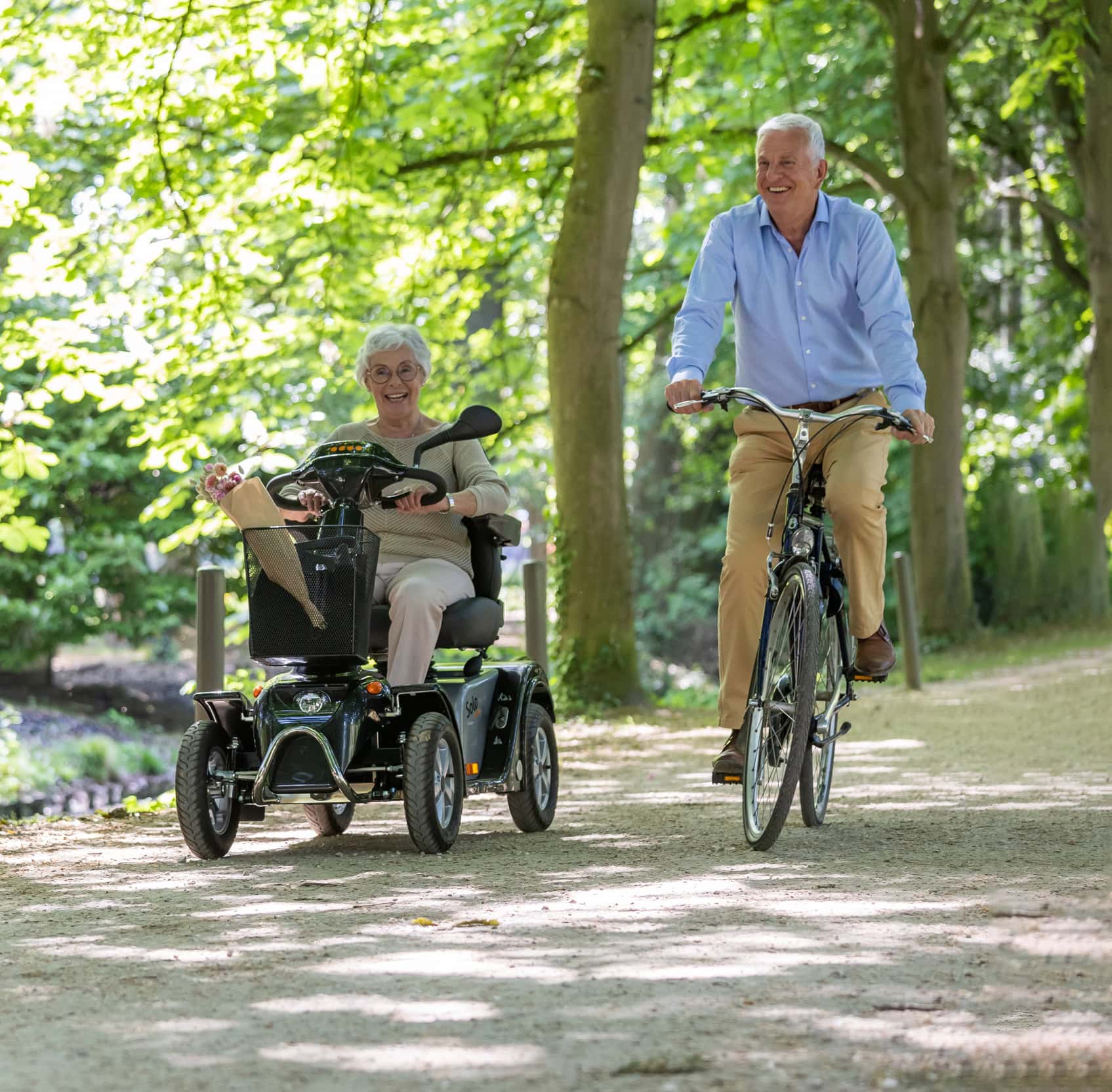 Scooter bij Goed
