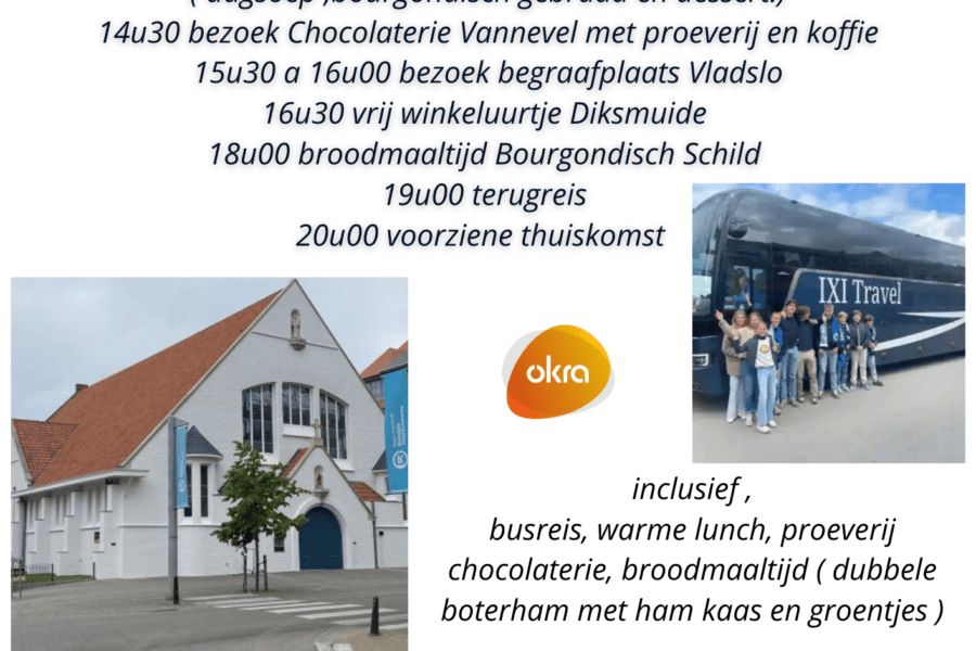 Regionale Trefpuntdag Bedevaart Koksijde Okra Knesselare In Samenwerking Met St Maria Aalter Organiséért Een Dagreis , Hoofddoel Is De Jaarlijkse Bedevaart , Dit Jaar In Koksijde Op Dinsdag 16 Sep (2)