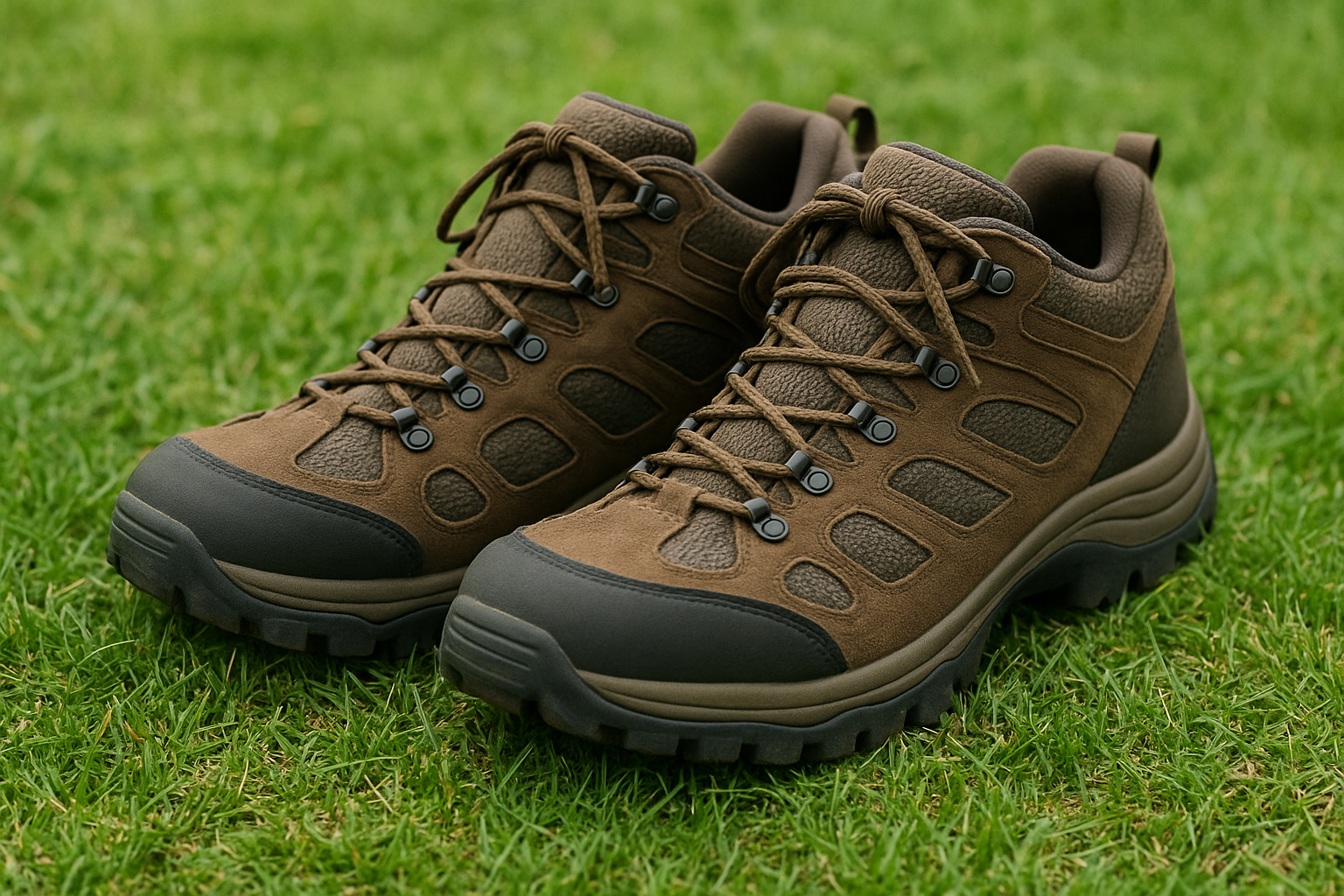 Wandelschoenen Op Gras