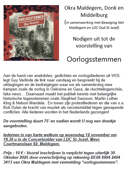 Folder Oorlogsstemmen