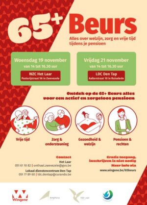 Flyer 65plus Beurs Ldc Den Tap Vrijdag 21 November 2025