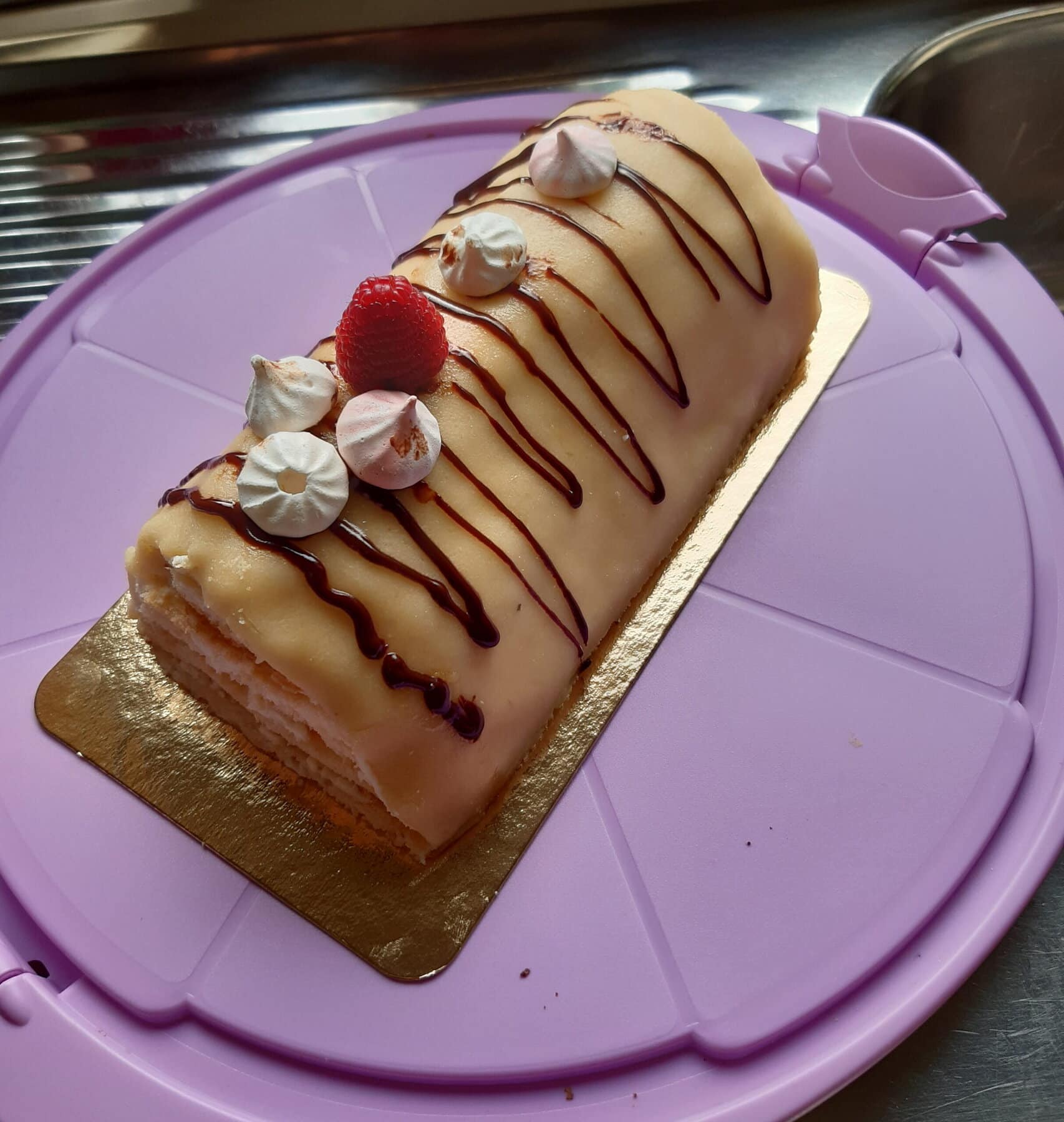 Kerststronk In Laagjes