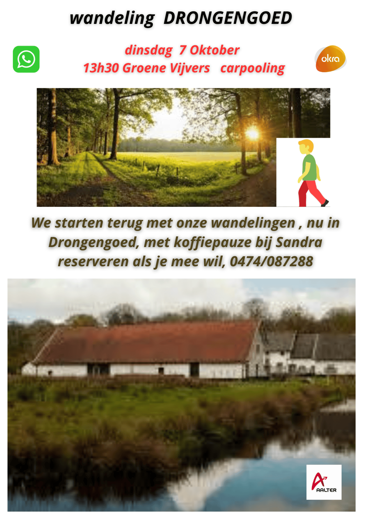 Wandeling Drongengoed Op Dinsdag 22 April 13h30 Groene Vijvers Carpooling (1)