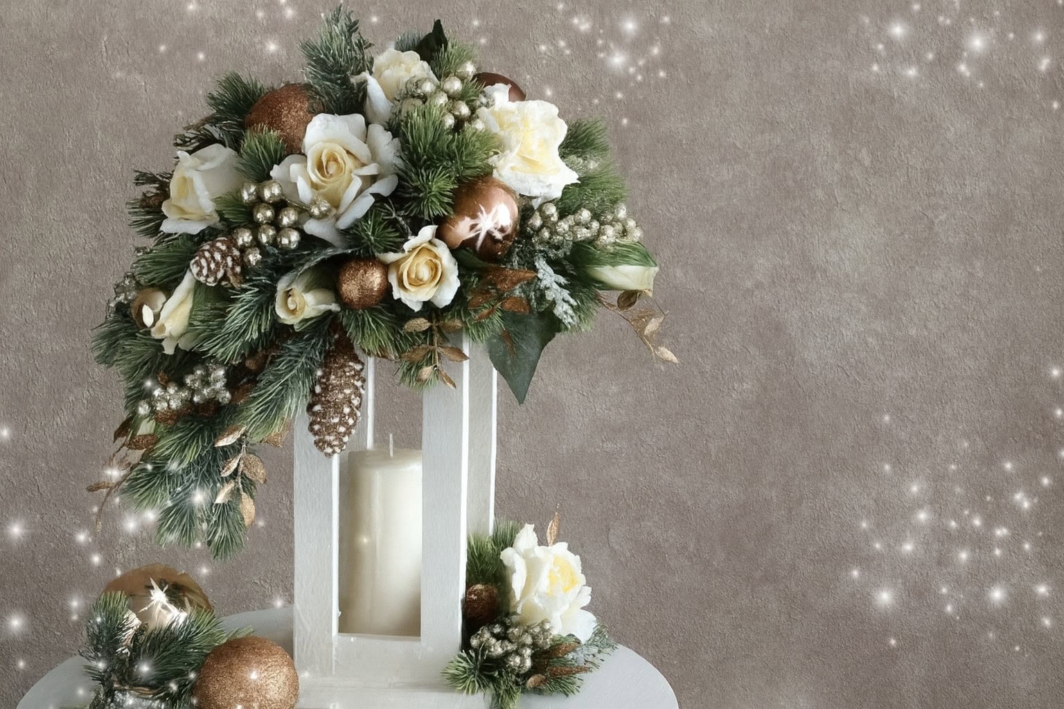 Bloemenschikken Kerst