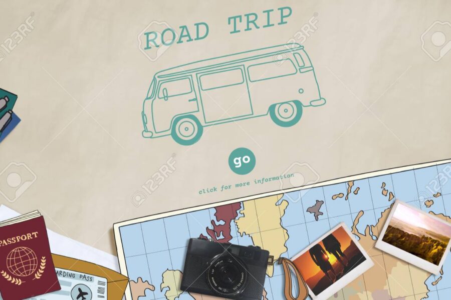 Road Trip Car Freeom Transportation Travel Concept