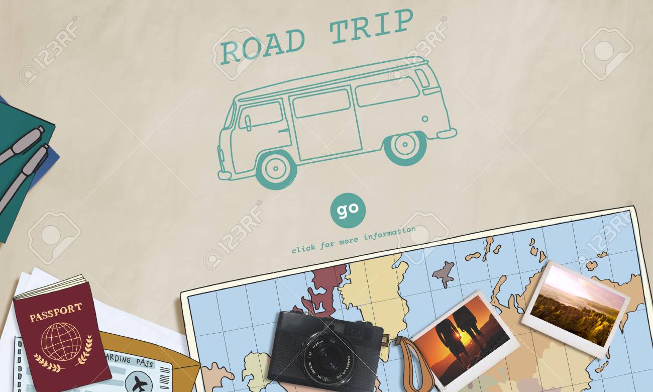 Road Trip Car Freeom Transportation Travel Concept