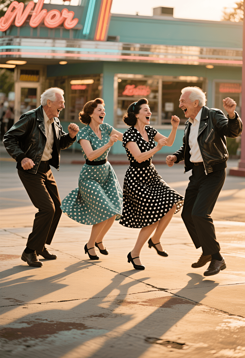 Dancing Old People
