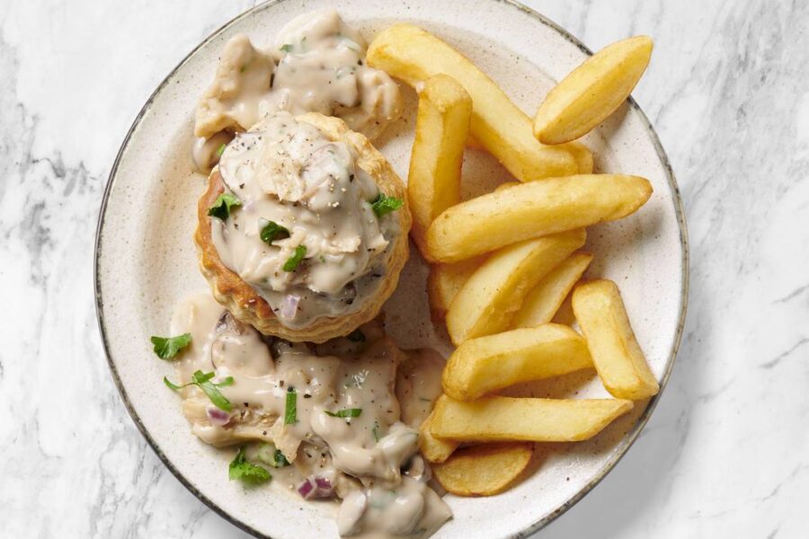 Eten Frieten Met Vol Au Vent