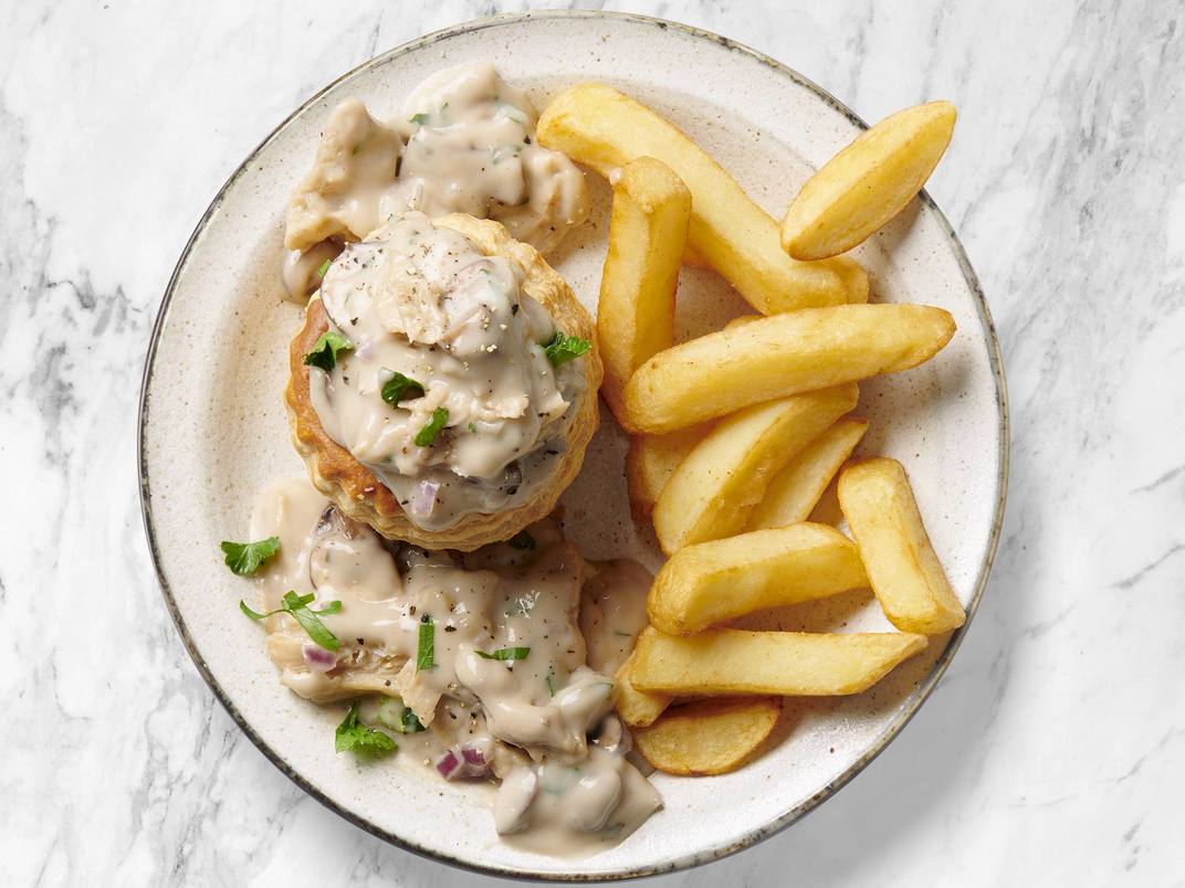 Eten Frieten Met Vol Au Vent