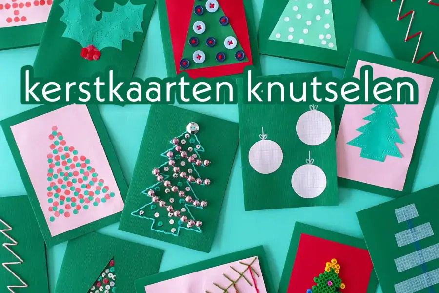 Kerstkaarten Knutselen Met Kinderen