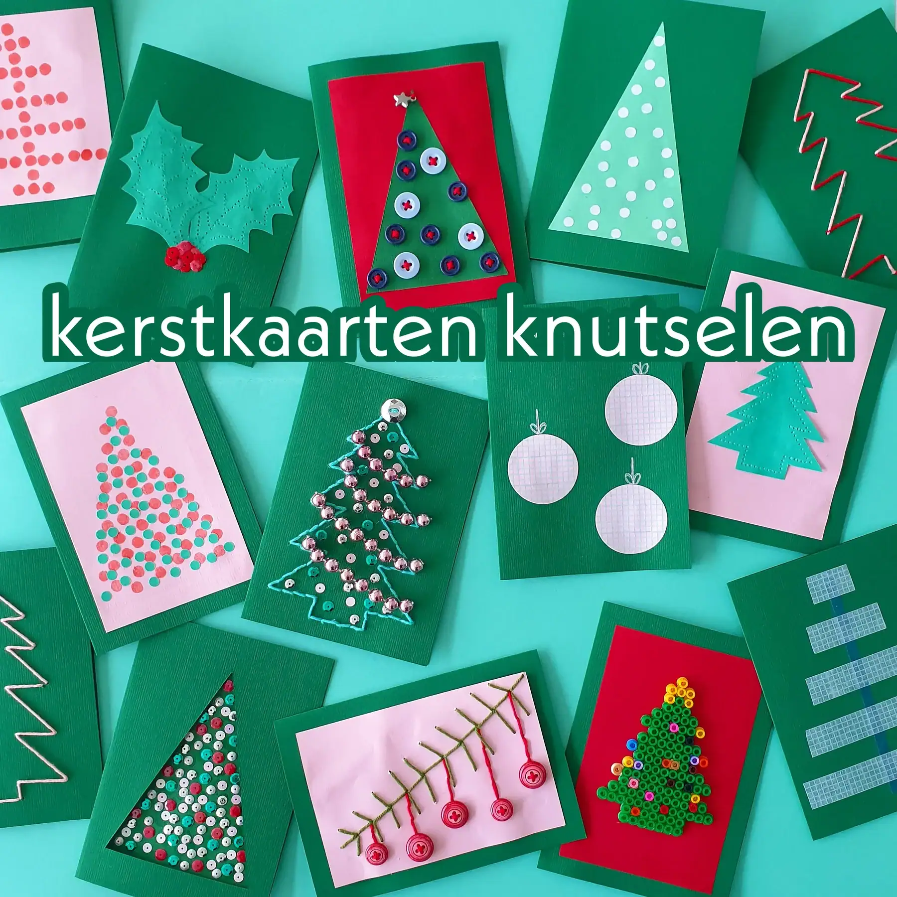 Kerstkaarten Knutselen Met Kinderen