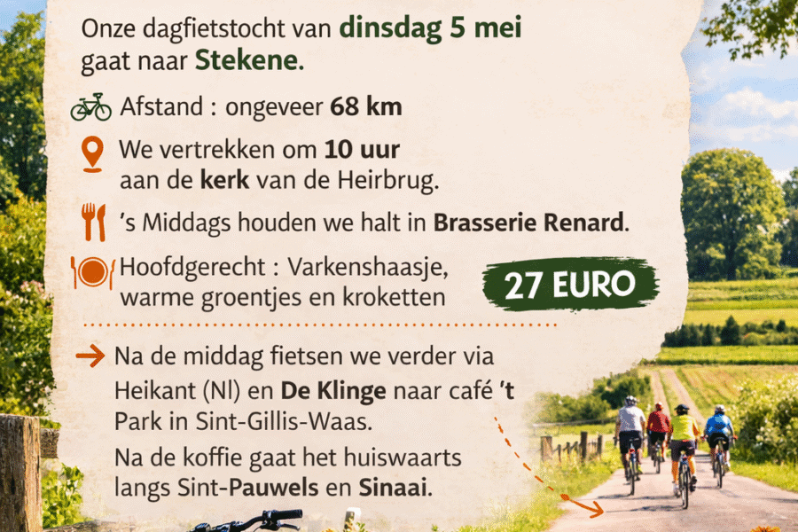 Dagfietstocht Mei