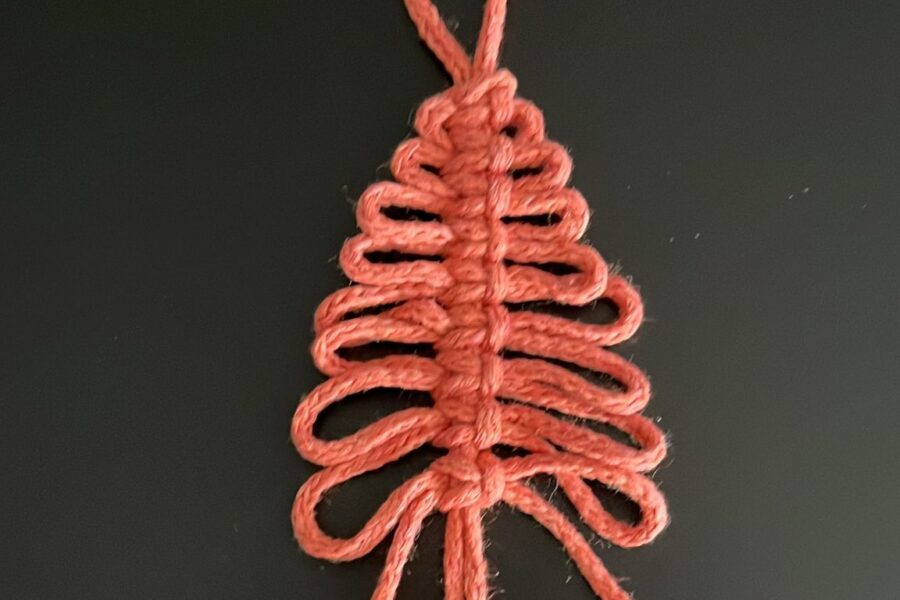Macramé Sleutelhanger R