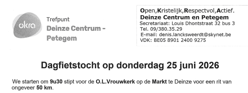 fietstocht 2026