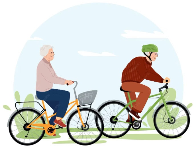 Koppel Fietsers