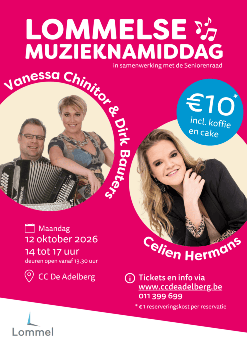 Lommelse Muzieknamiddag 12.10.2026