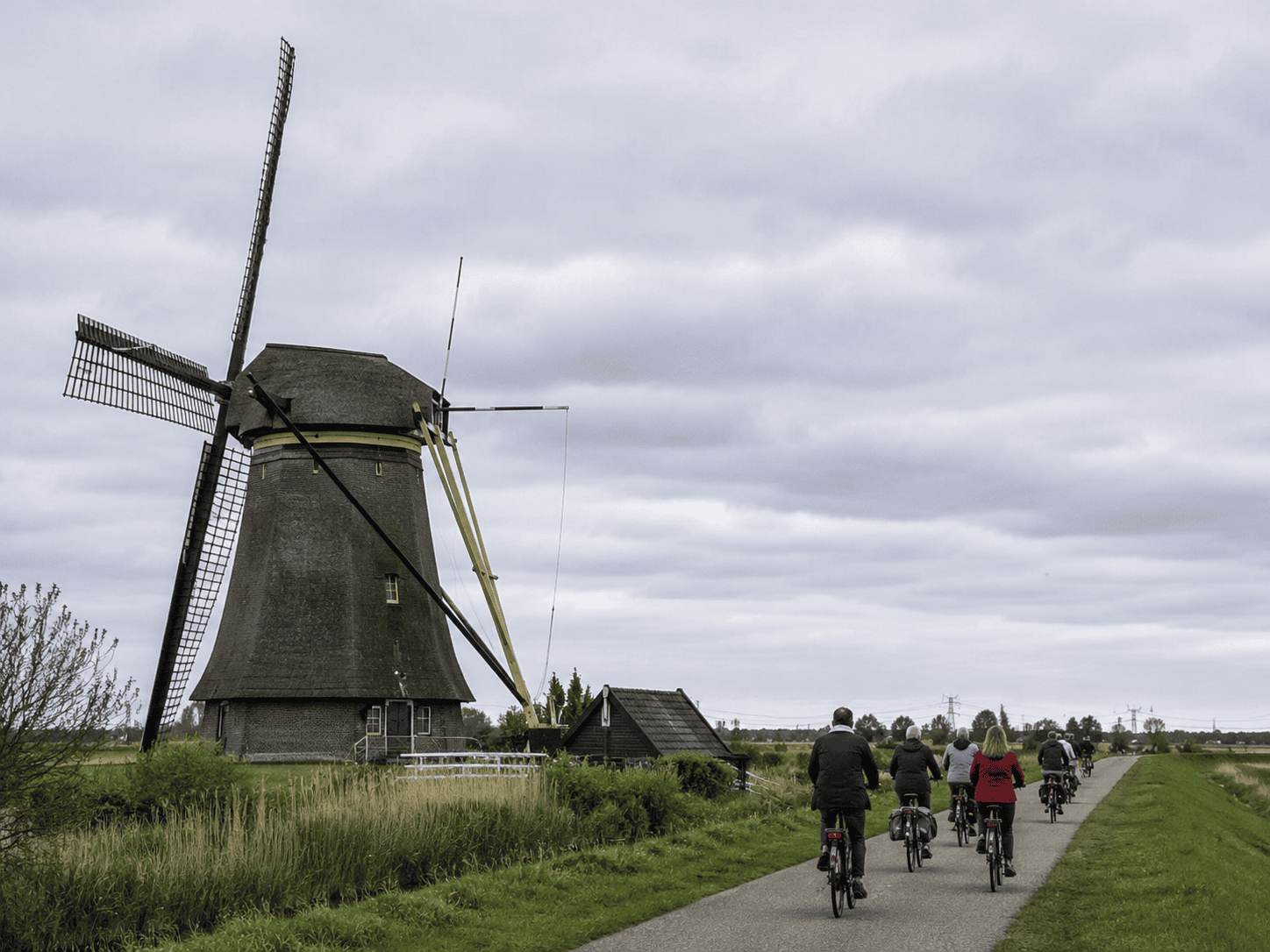 Fietsen Langs Windmolen