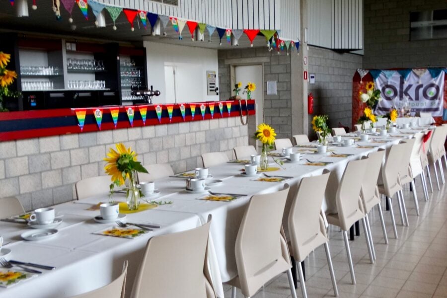 Feesttafel voor de 100-jarige