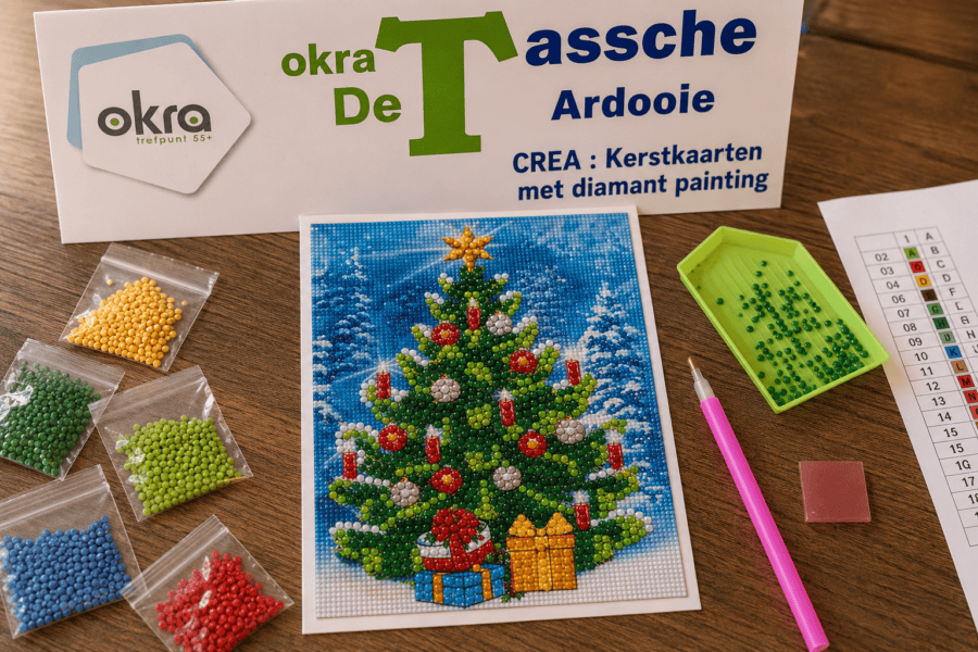 Kerstkaarten Diamant Painting