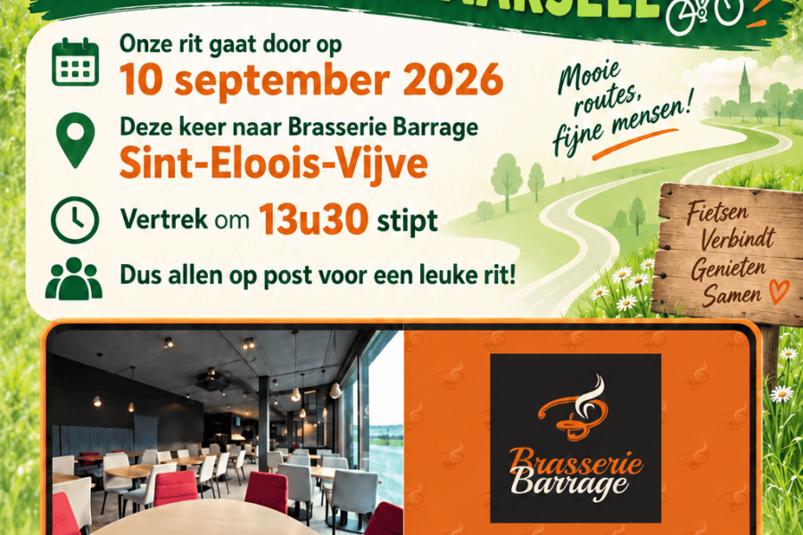 Fietstocht 10 September Affiche