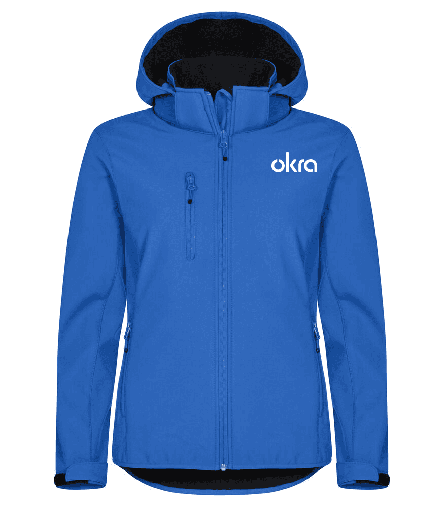Softshell Blauw Logo