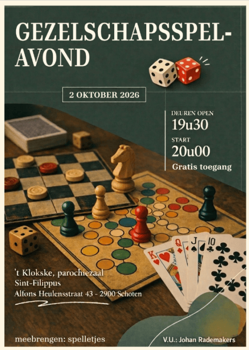 Spelletjes Avond