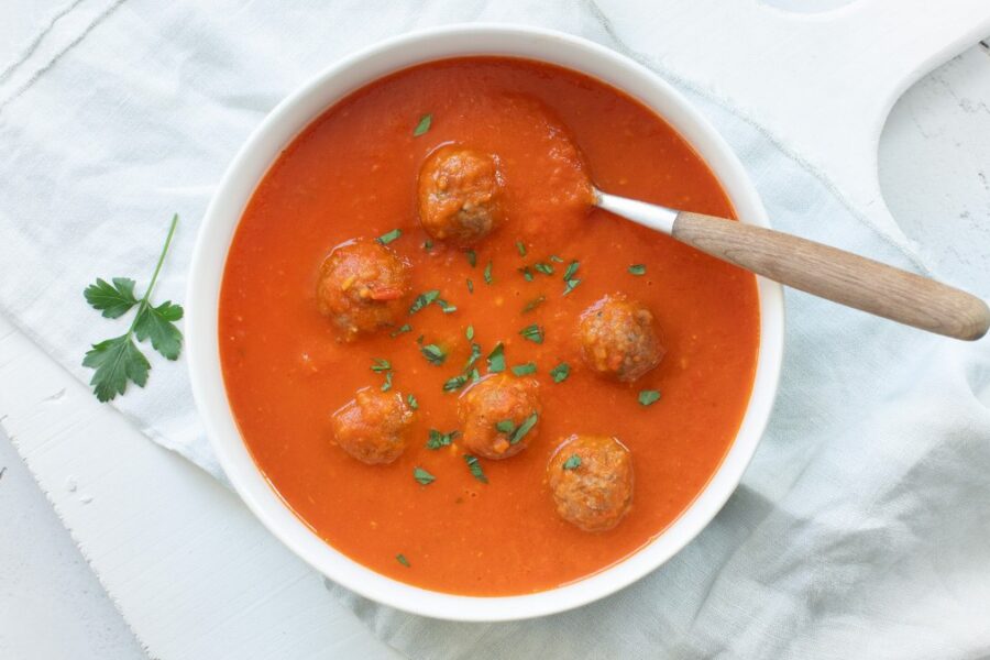 Tomatensoep Balletjes