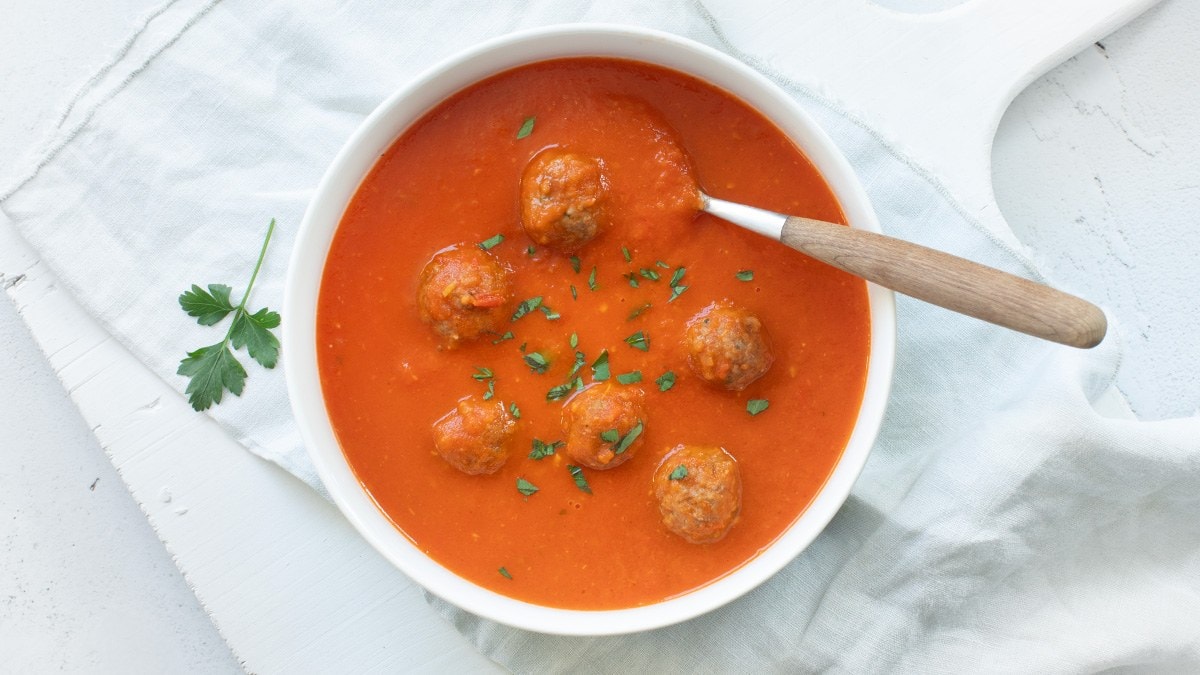 Tomatensoep Balletjes