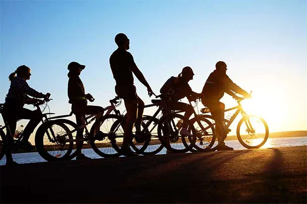 Fietsen In Groep