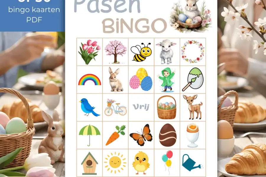 Speel Pasen Bingo Tijdens De Paasbrunch