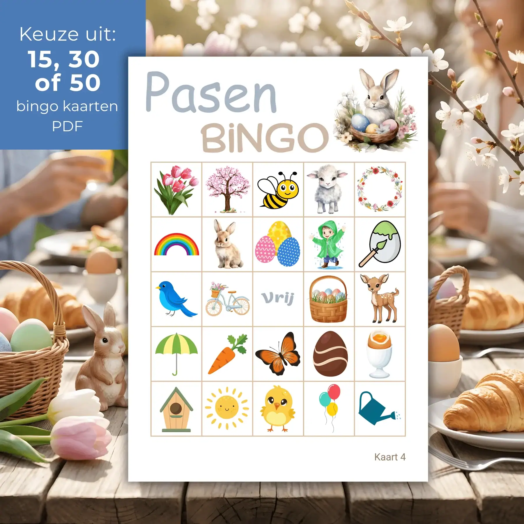 Speel Pasen Bingo Tijdens De Paasbrunch